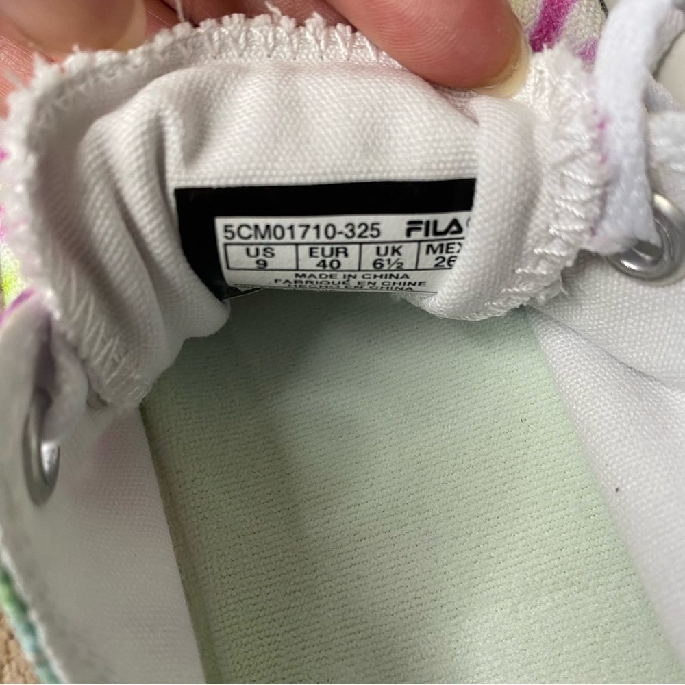 NEW Fila Tarp 1911 Tie-dye Sneakers size 9 - Picture 10 of 11